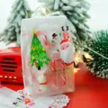 Christmas candy packaging bags frosted plastic cookie bags holiday gift packing pouches 50pcs - Christmas Tree / 50 Pieces/Pack (8.5x22+6cm)