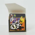 Halloween theme paper gift box detail, featuring cute ghost and pumpkin graphic print design. - Halloween Style / 10.5*11.5*5