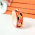 Nastro adesivo washi di Halloween decorativo per diario DIY, motivo pipistrello arancione. - Nuvola Pipistrello