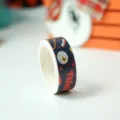 Halloween washi tape decorative masking tape for journal DIY craft projects, 1.5cm by 5m rolls. - Eye