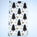 Busta di carta piatta natalizia con alberi, ideale per dolci, biscotti, regali e imballaggio. - Albero di Natale / Prezzo per Singolo Sacchetto di Carta