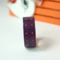 Halloween Washi Tape Decorative Journal Adhesive Tape Purple Orange Black Stars Pattern 1.5cm - Pentagram