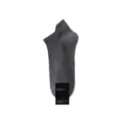 Men dark grey low cut boat socks breathable summer athletic thin solid color ankle socks - One Size / Dark Gray