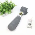 Men Summer Grey Mercerized Cotton Mid-Calf Socks Breathable Thin Anti-Odor Variant - 20 Pairs/Pack / Gray