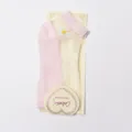 Transparente Damensocken aus Eisseide mit süßem Gänseblümchen-Blumendekor, modische Kurzsocks. - Einheitsgröße / Hellrosa
