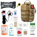 Kit di pronto soccorso tattico di emergenza con attrezzatura da campeggio all'aperto completa. - Camouflage CP