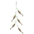 Alabama rig fishing lure set with soft plastic swimbaits for saltwater and freshwater fishing. - 5.5CM Cluster Fish (Boxed) / Purple