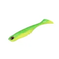Green paddle tail soft fishing lure 7cm 2.8g realistic swimbait for bass fishing tackle - 1 Piece / Green