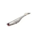 Esche morbide da pesca argentate, 7cm 2.8g esca artificiale in gomma per spigola e persico. - Bianco