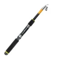Canna da pesca telescopica portatile con manico antiscivolo nero e design sfumato. - 2.1 / Canna Gialla