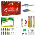 Christmas fishing lure set advent gift box with assorted baits hooks floats and accessories - C Set