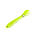 Chartreuse soft fishing lure neon green loach artificial bait for outdoor luring fishing - Yellow