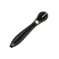 Black soft plastic fishing lure loach style fishing bait for outdoor angling equipment - 6g/10cm 5-Pack / Black