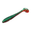 Soft plastic swimbait fishing lure with T-tail and glitter, 6.5cm 7.5cm dual color bait. - Lobster Color T-Tail