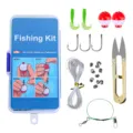Complete fishing kit with tackle box hooks lines bobbers and lures for outdoor angling. - 23-Piece Set