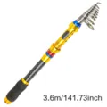 Carbon Fiber Telescopic Fishing Rod 3.6m Long Cast Sea Casting Fishing Tackle Variant - 3.6m