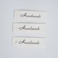 Handgemachte DIY leere Geschenkanhaenger Schwalbenschwanz Papieretiketten Schmuck Craft. - Handmade Stil / 100 Stück (7x2cm) / Weiß