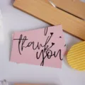 Roze bedankt wenskaarten, elegante cadeaubriefjes voor verjaardagen en festivals, 30st. - Stijl B / 30 Vellen