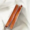 Rotes und goldenes Köpergewebe-Band Detail, ideal für Geschenkverpackung, Kekse und Deko. - Rot-Gold-Farbe (25 Yards Ca. 22M Pro Rolle) / Rot