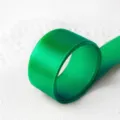 Nastro di raso verde 1cm di larghezza rotolo di tessuto lucido per confezioni regalo. - 25 Iarde / Verde