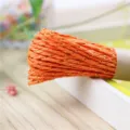 Corda di carta arancione a doppio filo con fili d'oro per confezioni regalo fai da te. - Arancione / 10 Metri Per Fascio