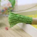 Corda di carta verde a doppio filo con filo d'oro, 10m cordoncino per confezione regalo DIY. - Verde / 10 Metri Per Fascio