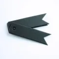 Etichette regalo in carta nera a coda di rondine per confezione e decorazione fai da te - Stile Nero (7x2cm) / Confezione da 100