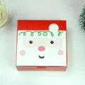 Christmas gift box packaging for DIY nougat cookies nuts candy holiday present paper box containers - Style D / 14x14x5cm