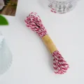 Spago bicolore rosso e bianco corda decorativa artigianale per pacchi regalo fai da te - Stile Rosso E Bianco / 10 Metri