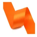 Nastro di raso arancione brillante ideale per confezioni regalo, artigianato e feste. - Arancione (Larghezza 1cm x Lunghezza 25 Yarde)