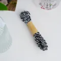 Black and white twisted paper twine string for handmade DIY craft and baking gift wrapping. - Black and White / 10 Meters