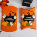 Scatole a cuscino per caramelle fantasma zucca di Halloween confezione regalo. - 14*10*2.8cm / Colore dell'immagine