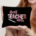 Lehrer Kosmetiktasche Make-up Tasche Dankeschön Geschenk tragbar Reißverschluss Organizer Alltag. - Stil 9