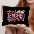 Lehrer Kosmetiktasche Dankeschön Geschenk süße Federtasche Make-up Organizer für Frauen im Alltag - Stil 1