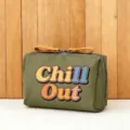 Gruen kosmetiktasche tragbar kulturtasche retro stil make up tasche fuer reise und alltag - Chill Out Stil
