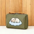Süße Cartoon Schaf Kosmetiktasche tragbare Reißverschluss Make-up Tasche für tägliche Reise. - Schaf-Stil