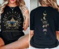 Velaris City of Starlight T-shirt night court graphic tee literature fandom aesthetic top - S / Black