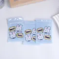 Sacchetti di stoccaggio con zip a coniglietto carino per caramelle e snack dolci. - Stile D Coniglio Cartone Blu / 7.5*11cm