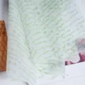 Αντικολλα ψησίματος στυλ ins γαλλική γραφή λαδόκολλα για κέικ ψωμί δίσκος 50τμχ - Πακέτο 50 τεμαχίων