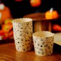 Papier kraft caisses à cupcakes moules à muffins pour four friteuse air 50 pcs. - Style de Dessert / 50 Pièces/Paquet