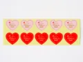 Stickers de coeur de Fête des Mères, détails d'étiquette de scellement de boîte cadeaux. - Style C / 10 Patchs