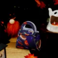 Τσάντα καραμέλας κολοκύθας Halloween, τσάντα από τσόχα για πάρτι και νόστιμα γλυκά. - Στυλ Κολοκύθα Μάγισσα