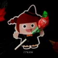 Halloween simpatico cartone animato strega lollipop inserto carta carte deco 50pz - Stile Strega (d) / 50 Fogli