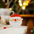 Noël Père Noël étiquette en papier mignonne décoration de cuisson carte de message - Père Noël / Lot de 10 feuilles