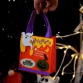 Halloween felt candy bag trick or treat pumpkin ghost gift tote bag kids party decor. - Orange Pumpkin Style / Single Felt Bag
