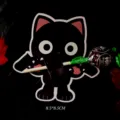 Halloween carino cartone animato gatto nero lecca-lecca carta decorativa inserimento variante - Stile Gatto Nero (f) / 50 Fogli