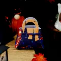 Τσάντα καραμέλας από τσόχα Halloween με εκτύπωση κάστρου κολοκύθας, φορητή τσάντα πάρτι. - Κολοκύθα Κάστρο