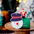 Noël bonhomme de neige étiquette suspendue carte cadeau mignonne décoration pendentif. - Bonhomme de neige / Lot de 10 feuilles