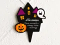 Halloween pompoen geest cupcake topper taart inzet griezelige feesten decoratie - Stijl B / 50 Stuks/Pak
