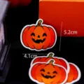 Halloween pumpkin shaped paper tags gift hanging labels DIY party decor crafts - New Pumpkin 1 / 50 Pieces